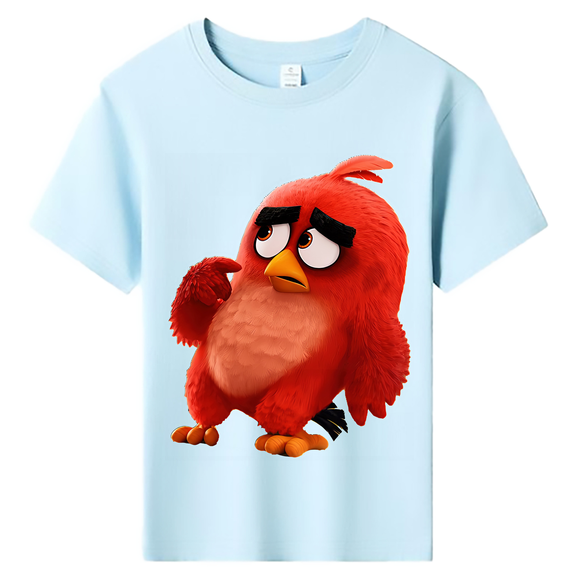 （画像用） Angry Birds アングリーバード 綿100％キッズTシャツ（フロントプリント）